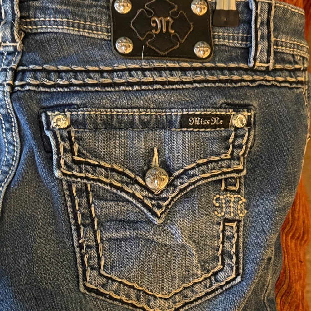 Miss Me Skinny Blue Jeans